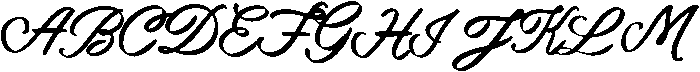 Chandelier Script Regular otf (400) Font UPPERCASE