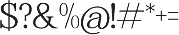Chandelior otf (400) Font OTHER CHARS