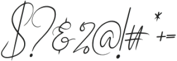 Chandler Beautiful Italic otf (400) Font OTHER CHARS