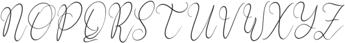 Chandler Beautiful Italic otf (400) Font UPPERCASE