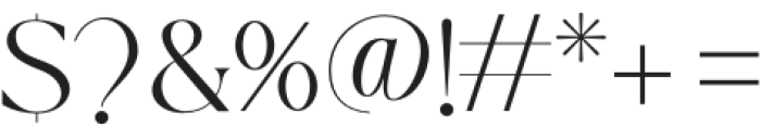 Chandrea Serif Regular otf (400) Font OTHER CHARS