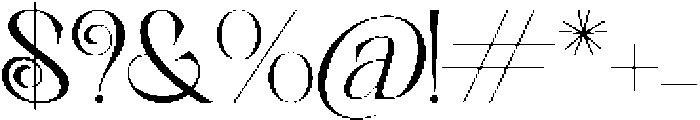 Chanel Gleminore otf (400) Font OTHER CHARS