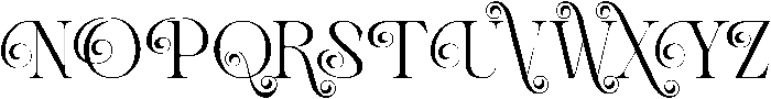 Chanel Gleminore otf (400) Font UPPERCASE