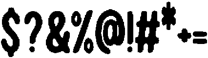 Chantilly Bold Regular otf (700) Font OTHER CHARS