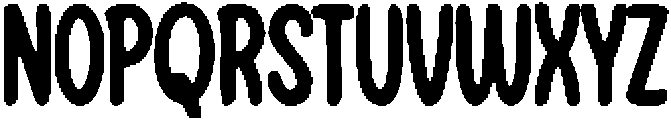 Chantilly Bold Regular otf (700) Font UPPERCASE