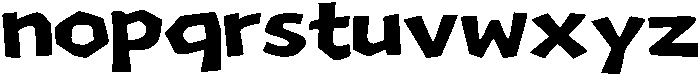 Chaos Block Two otf (400) Font LOWERCASE