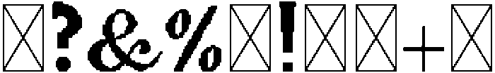 Chaos Blocks Clean Regular otf (400) Font OTHER CHARS