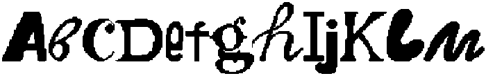 Chaos Blocks Clean Regular otf (400) Font UPPERCASE