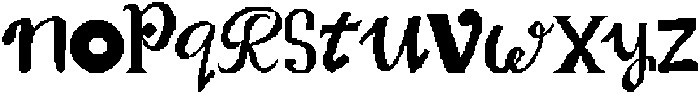 Chaos Blocks Clean Regular otf (400) Font UPPERCASE