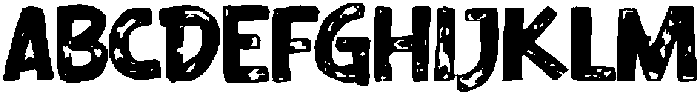 Chaotic Sans otf (400) Font UPPERCASE