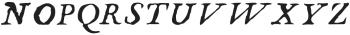 Chapitre Italic otf (400) Font UPPERCASE