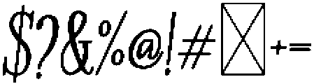 Chapter House Heavy Italic otf (800) Font OTHER CHARS