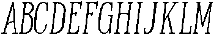 Chapter House Heavy Italic otf (800) Font UPPERCASE