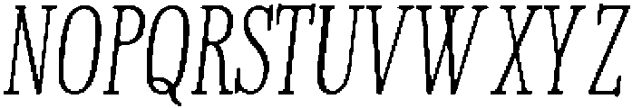 Chapter House Heavy Italic otf (800) Font UPPERCASE