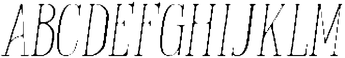 Chapter House Light Italic otf (300) Font UPPERCASE