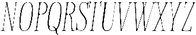 Chapter House Light Italic otf (300) Font UPPERCASE