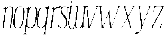 Chapter House Light Italic otf (300) Font LOWERCASE