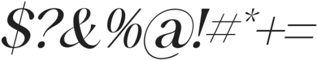 Chapters Ethorea Serif Italic otf (400) Font OTHER CHARS