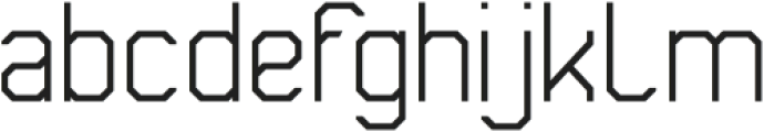 Characteristic-Light otf (300) Font LOWERCASE