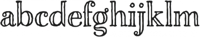 Charcuterie Engraved otf (400) Font LOWERCASE