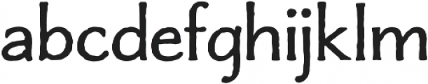 Charcuterie Flared otf (400) Font LOWERCASE