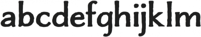 Charcuterie Flared otf (700) Font LOWERCASE