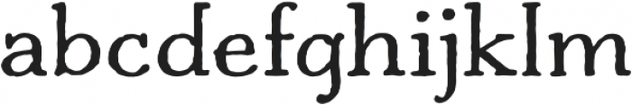 Charcuterie Serif otf (400) Font LOWERCASE