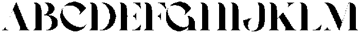 Charis Moderne Bold otf (700) Font UPPERCASE