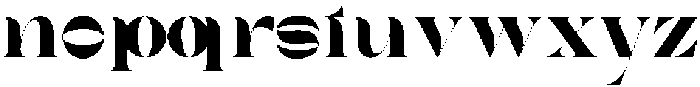 Charis Moderne Extra Bold otf (700) Font LOWERCASE