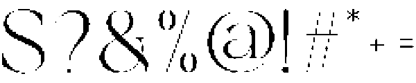 Charis Moderne ExtraLight otf (200) Font OTHER CHARS