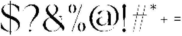 Charis Moderne Light otf (300) Font OTHER CHARS