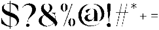 Charis Moderne Medium otf (500) Font OTHER CHARS