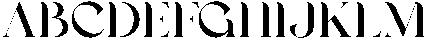 Charis Moderne Medium otf (500) Font UPPERCASE