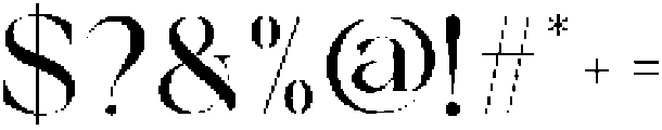 Charis Moderne Regular ttf (400) Font OTHER CHARS