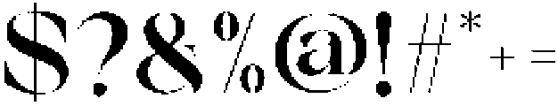 Charis Moderne SemiBold otf (600) Font OTHER CHARS