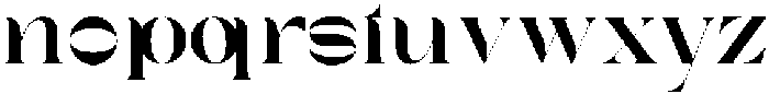 Charis Moderne SemiBold otf (600) Font LOWERCASE