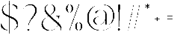 Charis Moderne Thin otf (100) Font OTHER CHARS