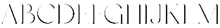 Charis Moderne Thin otf (100) Font UPPERCASE