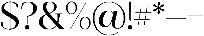 Charismatic font Regular otf (400) Font OTHER CHARS