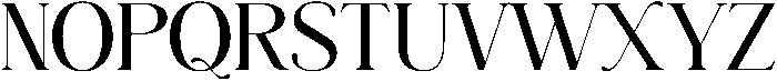 Charismatic font Regular otf (400) Font UPPERCASE