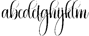 Charity Regular otf (400) Font LOWERCASE