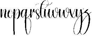 Charity Regular otf (400) Font LOWERCASE