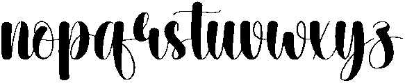 Charity Regular otf (400) Font LOWERCASE
