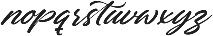 Charity Thomas Italic Italic otf (400) Font LOWERCASE