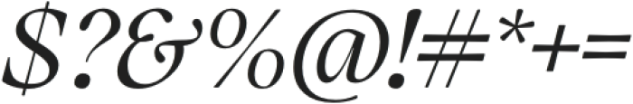 Charlea-Italic otf (400) Font OTHER CHARS