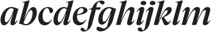 Charlea Semi Bold Italic otf (600) Font LOWERCASE