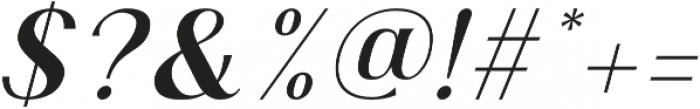 Charles UK Italic otf (400) Font OTHER CHARS