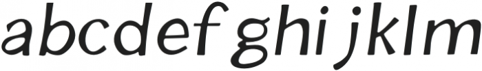 Charlie Italic otf (400) Font LOWERCASE