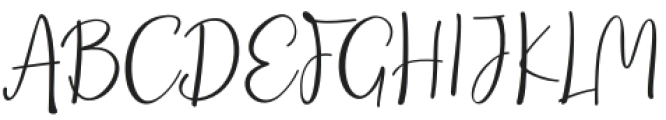 Charlie Klarisma Signature Regular otf (400) Font UPPERCASE