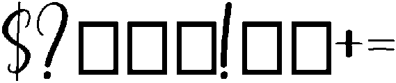 Charlie otf (400) Font OTHER CHARS
